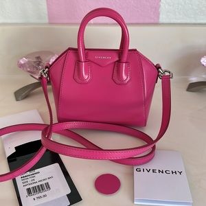 Givenchy Micro Bag Pink Crossbody or Shoulder. 100% Authentic